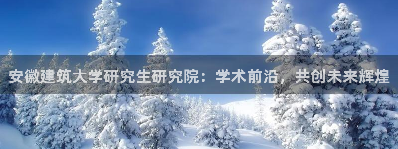 顺盈娱乐主管吉判官333OO：安徽建筑大学研究生研究院：学术前沿，共创未来辉煌
